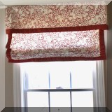 D14. Matching Roman shade. 